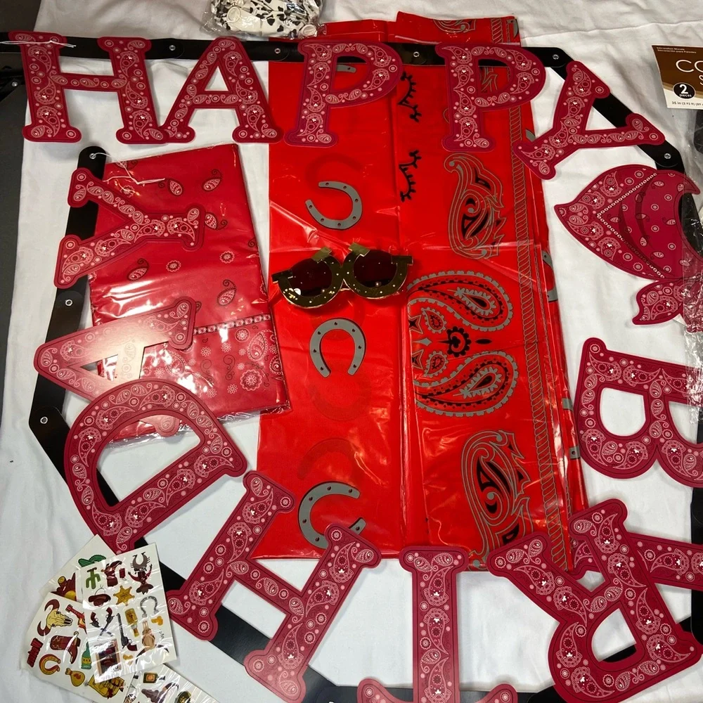 Cowgirl‎ cowboy Birthday Party Decorations